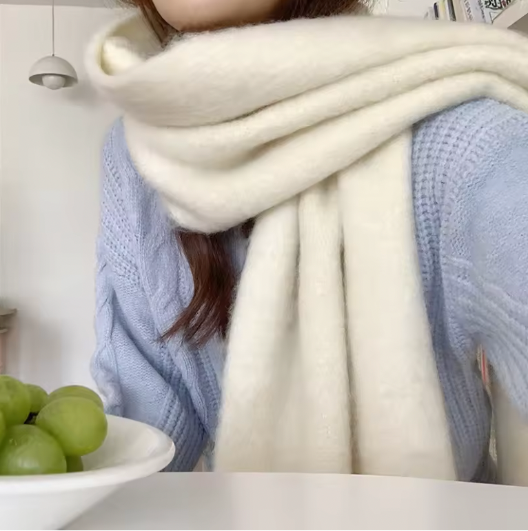 Dikke cashmere sjaal vrouwen